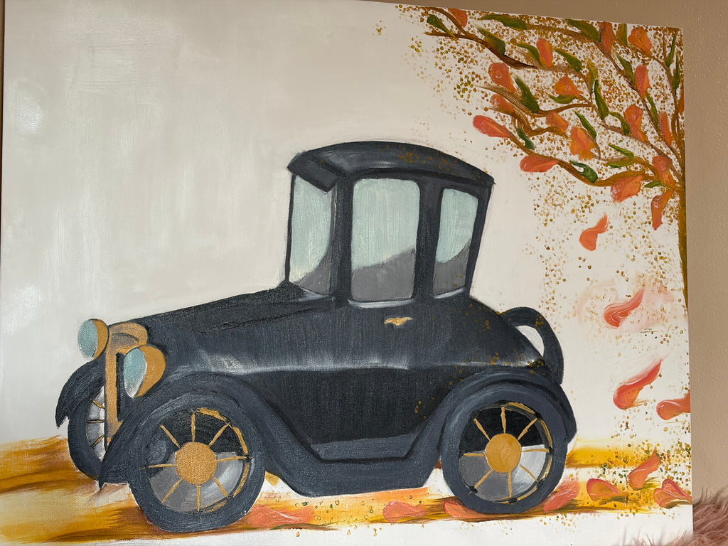 Vintage Classic Car Painting