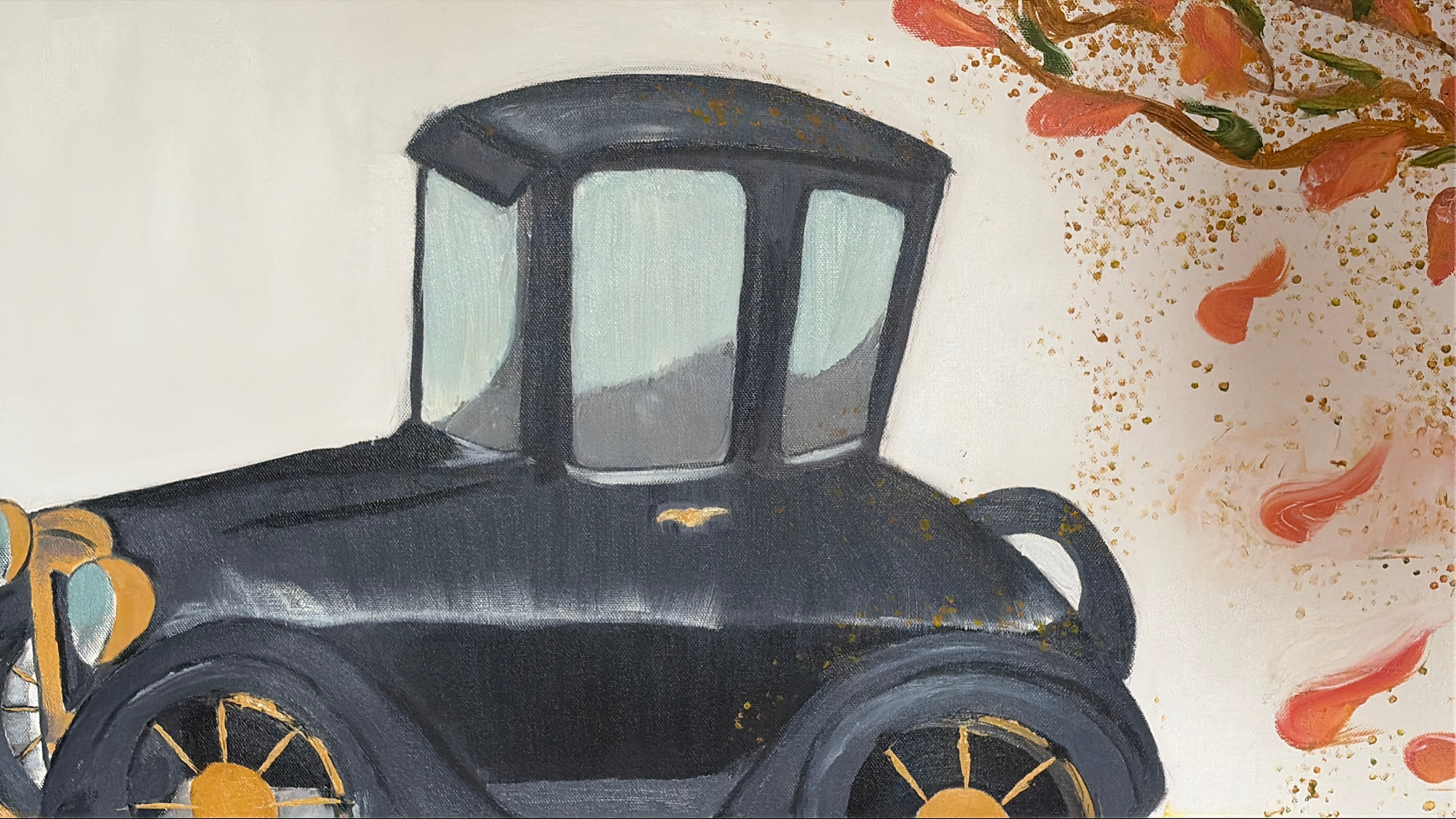 Vintage Classic Car Painting