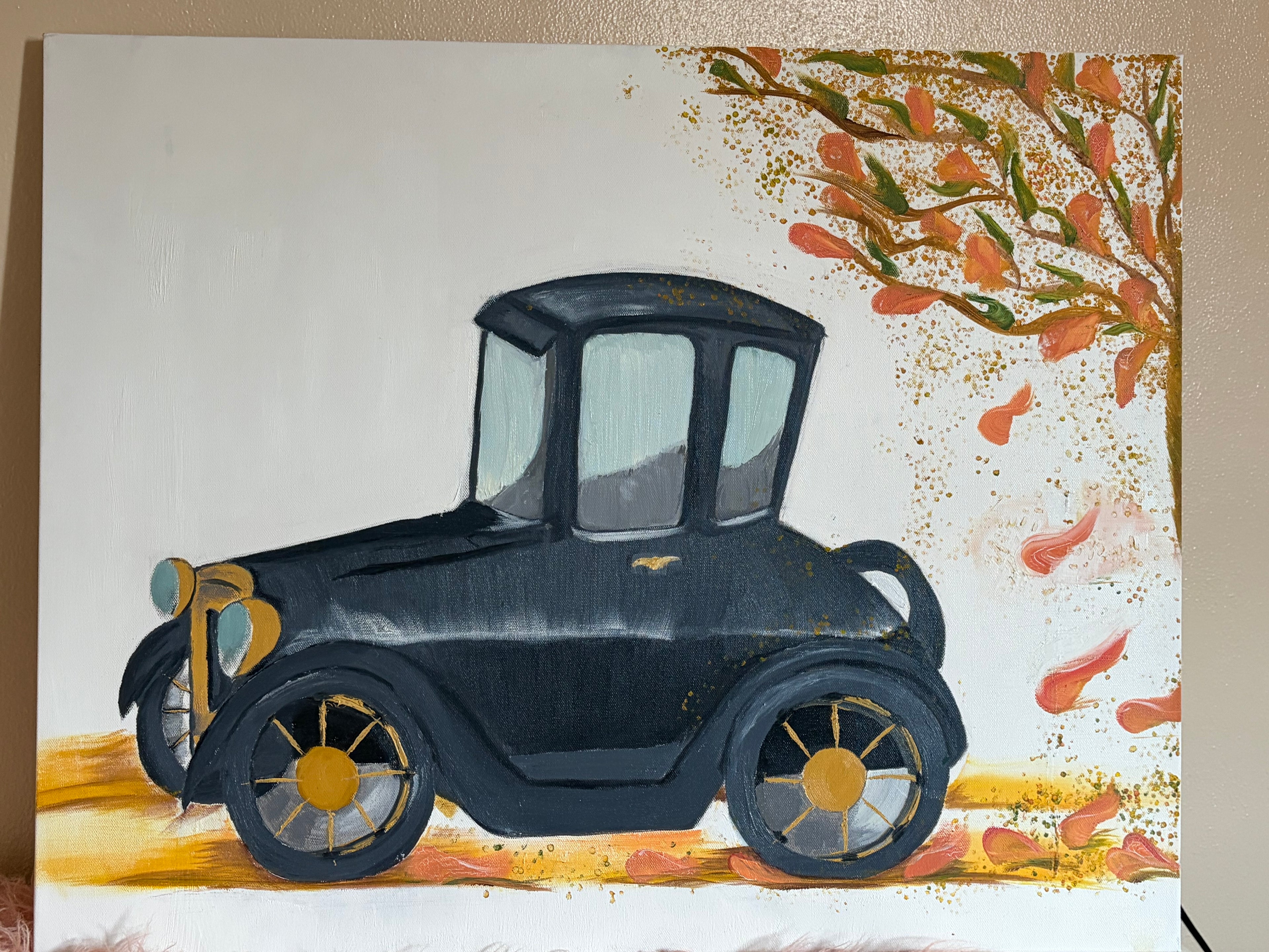 Vintage Classic Car Painting